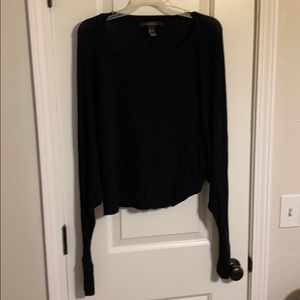 black long sleeve shirt